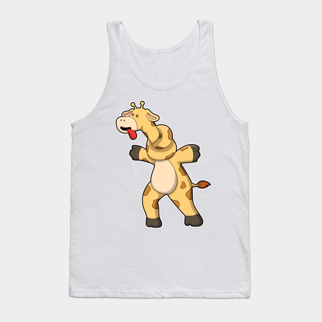 Giraffe with Knot in Neck Tank Top by Markus Schnabel